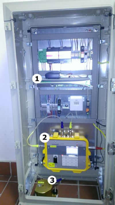 AMP1S - Innenansicht Schaltschrank